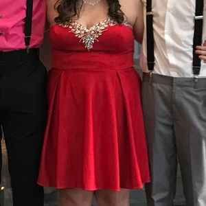 Red Homecoming Dress!! Size 16!